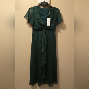 Ever Pretty Emerald Maxi Dress with Ruffle Detail
